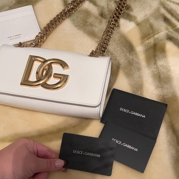DOLCE & GABBANA WHITE CROSSBODY BAG - Picture 5 of 7